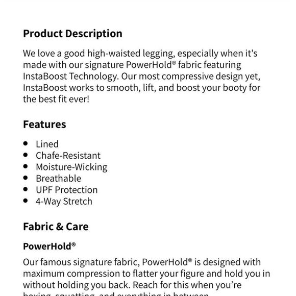 [fabletics] power hold maroon elastic back high waist 7/8 legging EUC #4 - Picture 5 of 11